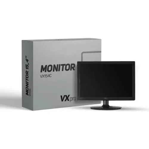 Monitor Led 15.4 Polegadas Vga/hdmi Vesa Cor Preto 127/220V