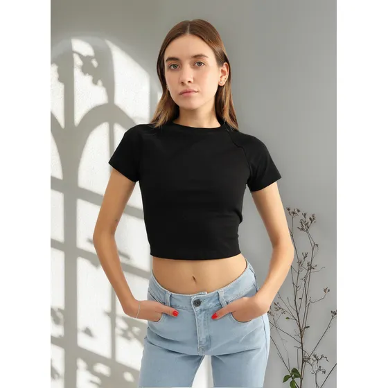 Polo Para Mujer Dvk Crop Basic Tee Nrg