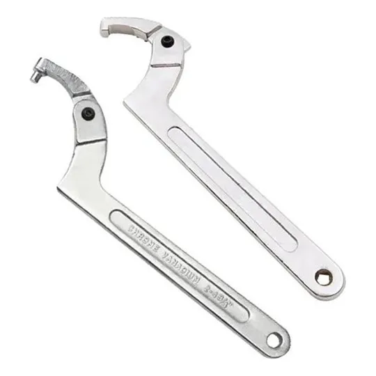 Chave De Gancho Ajustável Tipo C 2pcs 19-51mm