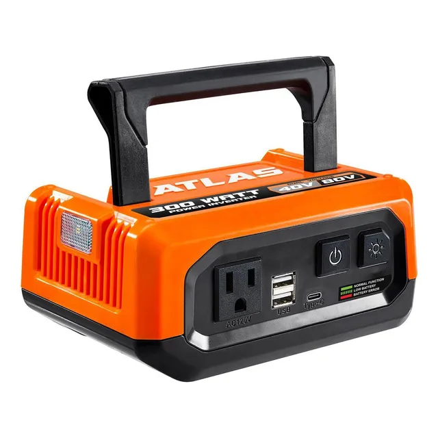 Inversor De Batería Atlas De 40 V Y 80 V, 300 W