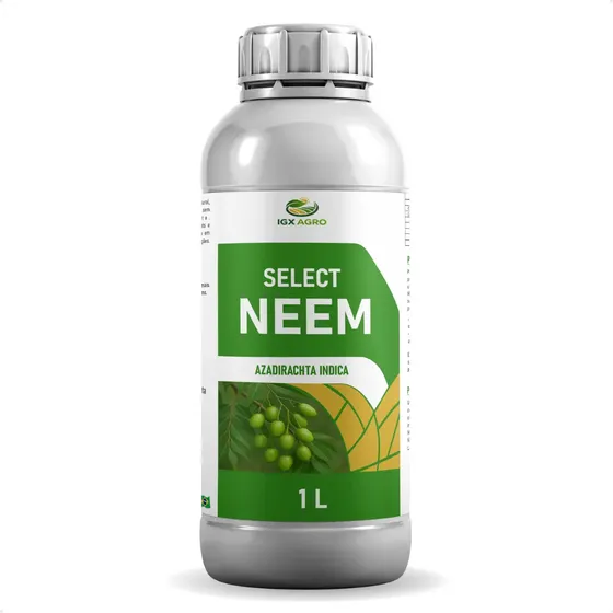 Óleo De Neem Natural Puro 1 Litro Controle De Pragas Insetos