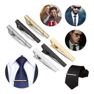 Kit 6pzs Pisa De Corbata Clips Para Hombres Boda Negocio Kit 6pzs Pisa De Corbata Clips Para Hombres Boda Negocio