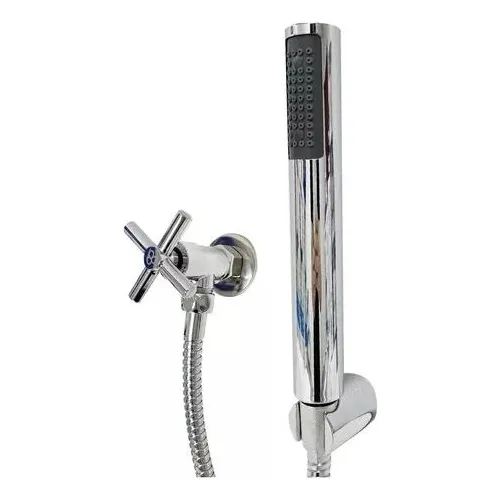 Set Ducha Bidet Redonda Cromada 1.2m Kit Completo