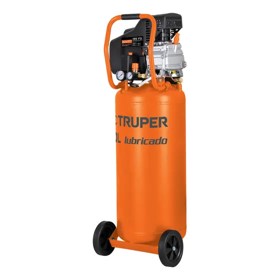 Compresor de aire eléctrico portátil Truper COMP-80LV 80L 3.5hp 127V