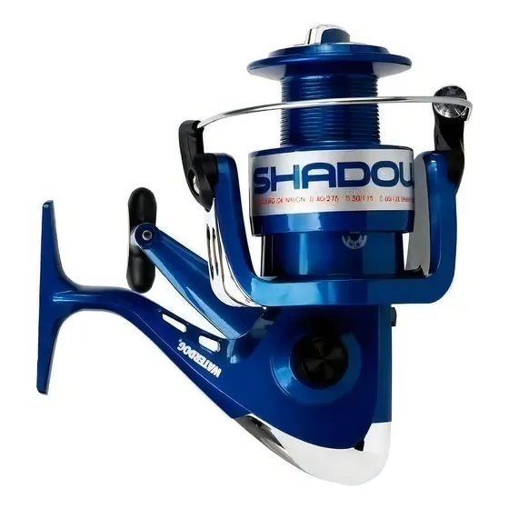 Reel Waterdog Shadow 6002 Pesca Variada Rio Mar 2 Rulemanes Color Azul
