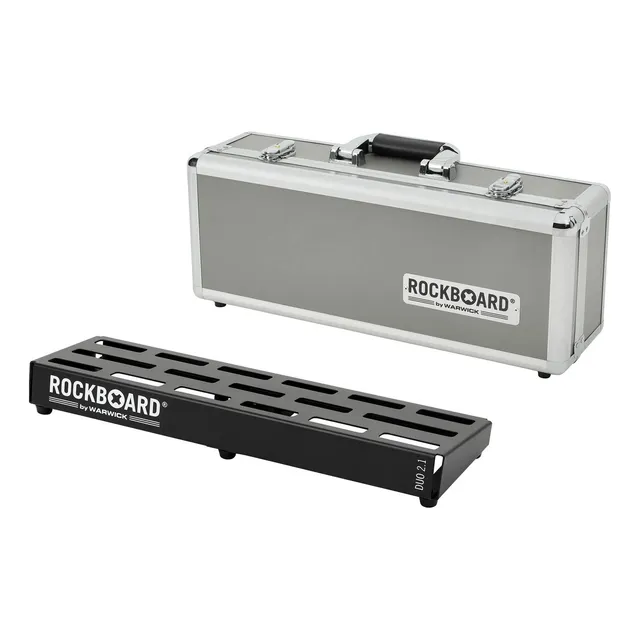 Pedalboard Para Pedales Con Flight Case Rockboard Duo 2.1 C