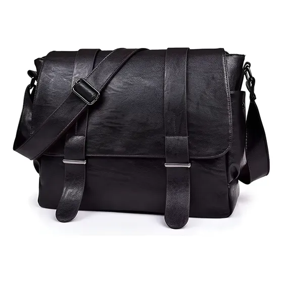 Maletín Bolso Cuero Pu Capture 1707 Ejecutivo A4 Laptop Marrón Oscuro | MercadoLibre