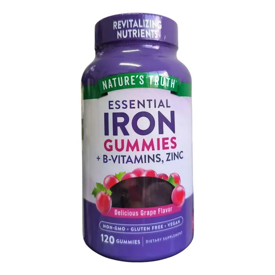Iron Gomitas De Hierro Veganas 120 Uni. Nature S Truth