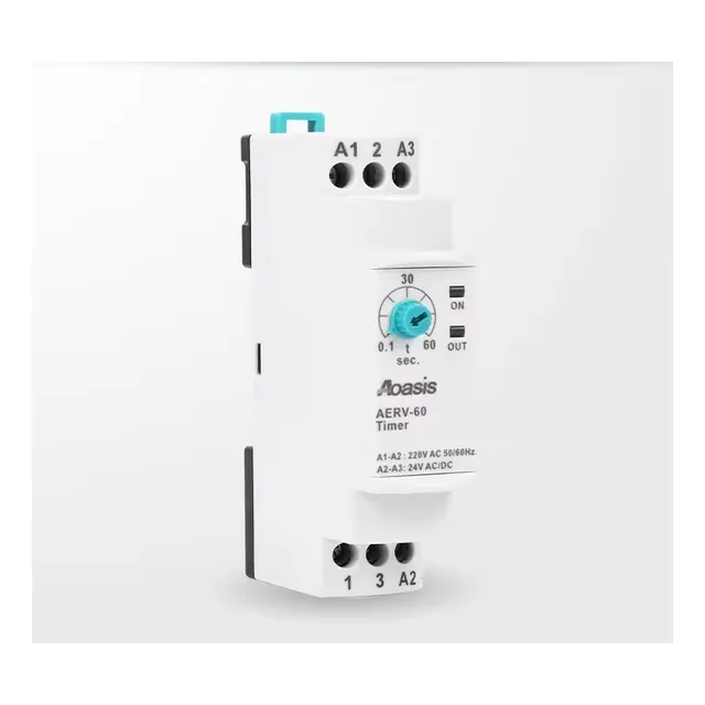 Timer Rele Tiempo Temporizador On Delay 0.1-60seg 220v