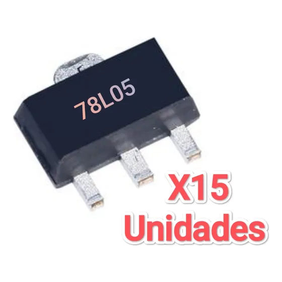7805 Lm78l05 78l05 Regulador Smt Smd Superficial Sot-89