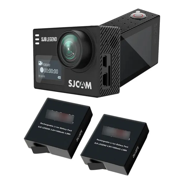 Pack Cámara Sumergible Sjcam Sj6 Legend 4k Wifi Y 2 Baterías