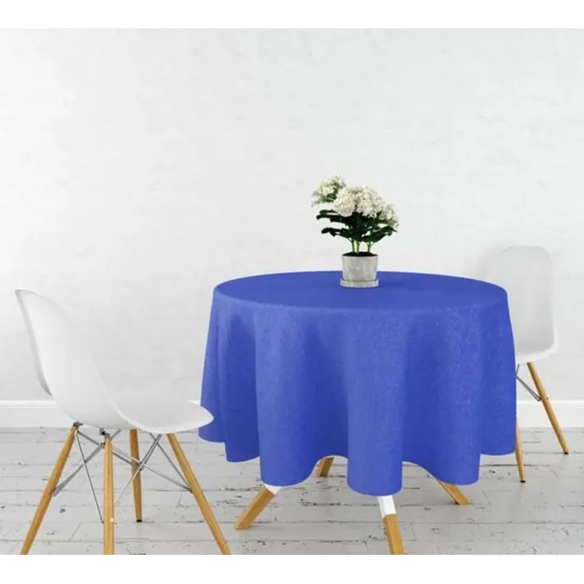 Kit 5 Toalha De Mesa Redonda Para Festa Pronta Limpa Fácil