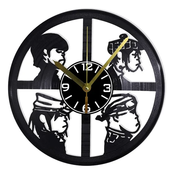 Reloj De Pared Disco Vinil Vinilo Acetato Gorillaz Mu036
