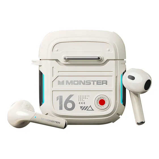 Auriculares Inalámbricos Monster Xkt16 Bluetooth 5.3 Color Beige
