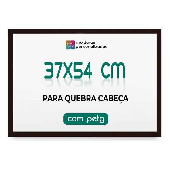 Moldura Quebra Cabeça Puzzle 500 Peças  37 X 54 C/ Petg