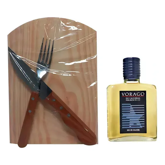Perfume Vorago Hombre 50ml + Kit De Asado