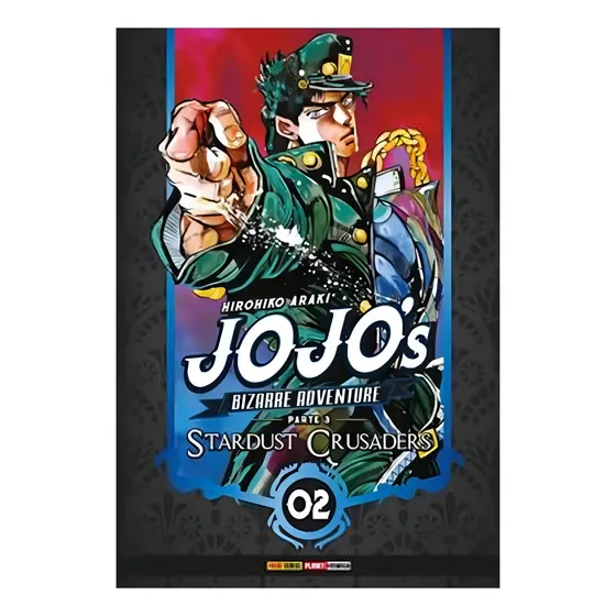 Jojo's Bizarre Adventure - Parte 3: Stardust Crusaders Vol. 2, de Araki, Hirohiko. Editorial Panini Brasil LTDA, capa mole em português, 2022