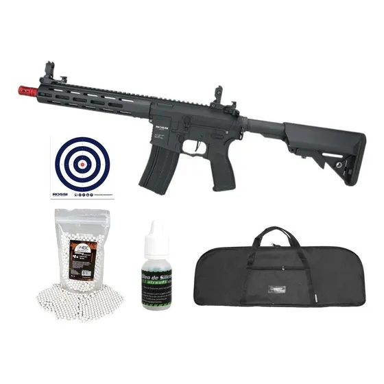 Rifle De Airsoft Ar15 Neptune Sentinel 10  M-lok Kit + Itens