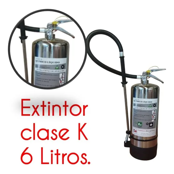 Extintor Tipo K 6l Em6l - Acetato De Potasio