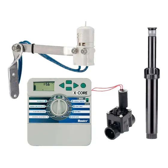 Sistema De Riego Automatico Kit 4 Zonas Hasta 300 M2 Ahora12