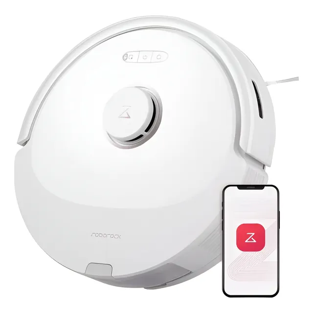 Roborock Robot Aspirador Y Trapeador Q8 Max Succion Fuerte Color Blanco