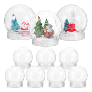Miniglobo De Nieve Para Bricolaje, Globo De Agua, Plástico T Miniglobo De Nieve Para Bricolaje, Globo De Agua, Plástico T