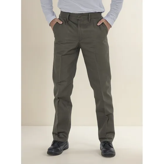 Pantalon  Pampero Clasico De Trabajo Beige-verde-blanc 38-60