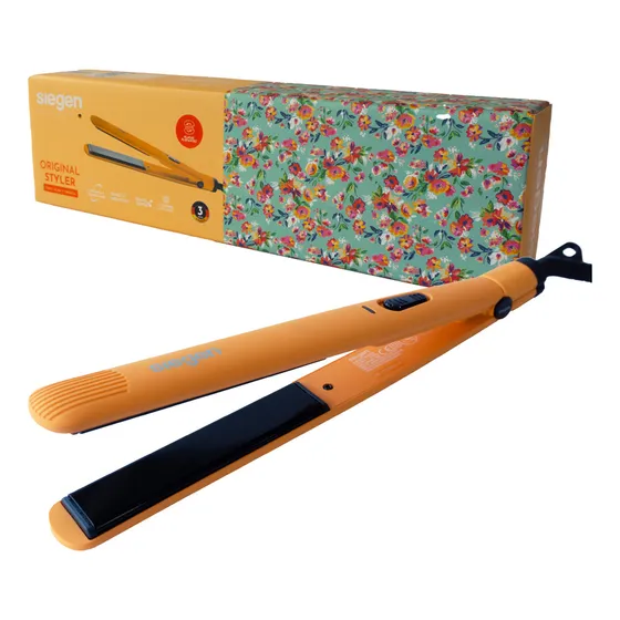 Plancha De Cabello Siegen Sg-3510c19 Naranjo