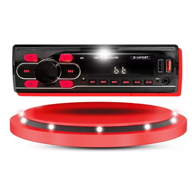 Aparelho De Som Carro Radio Automotivo Bluetooth Pendrive Sd