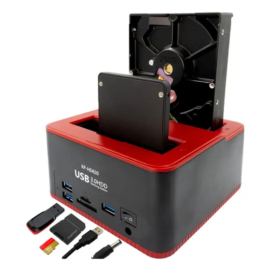 Dock Usb 3.0 Hd Sata Ssd Externo Hd Ide 2.5 3.5 Leitor Clone