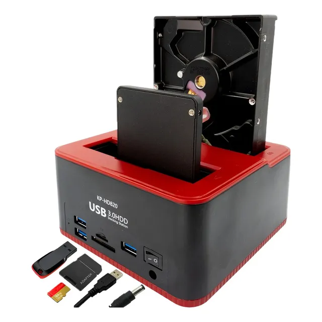 Dock Usb 3.0 Hd Sata Ssd Externo Hd Ide 2.5 3.5 Leitor Clone