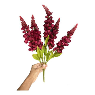 Buquê De Boca De Leão Artificial Toque Real Vermelho Marsala Buquê De Boca De Leão Artificial Toque Real Vermelho Marsala