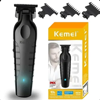 Kemei Maquina De Acabamento Km 2299 Profissional Original Preto Bivolt