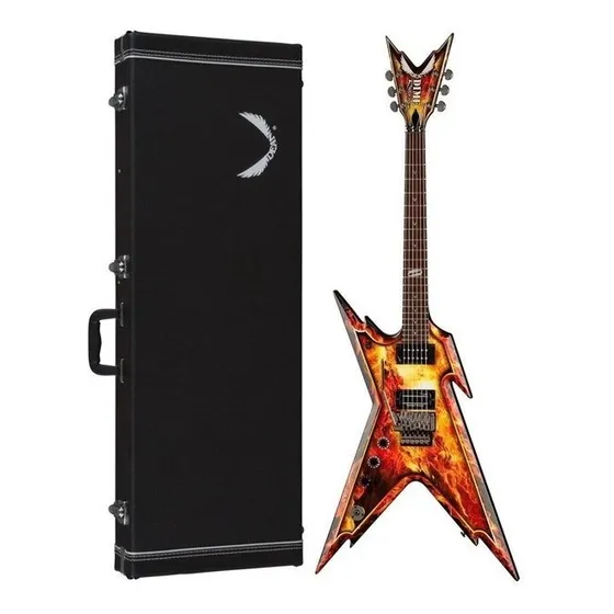 Dean Dimebag Razorback Explosion 2010 Case Zurda Guitarra