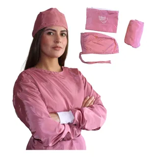 Batas quirurgicas desechables rosas hotsell