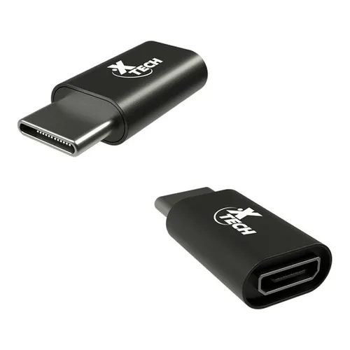 Adaptador Xtech Xtc-526 Micro Usb A Usb Tipo C Css Negro