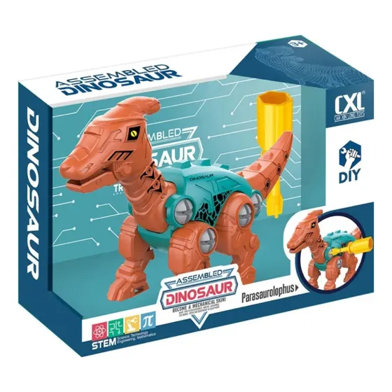 Dinosaurio Para Armar 26 Piezas Con Destornillador