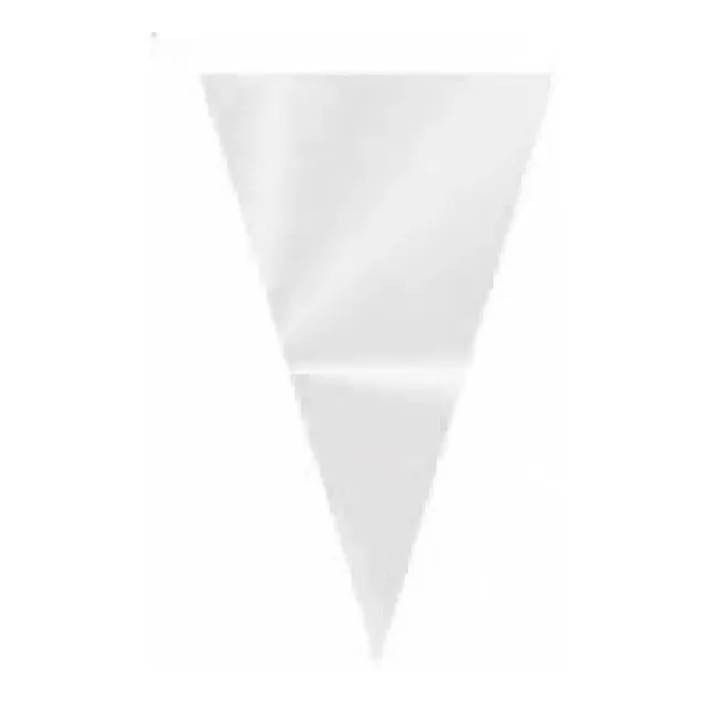 Saco Saquinho Plastico Cone Trufado Incolor 14x23 C/400und