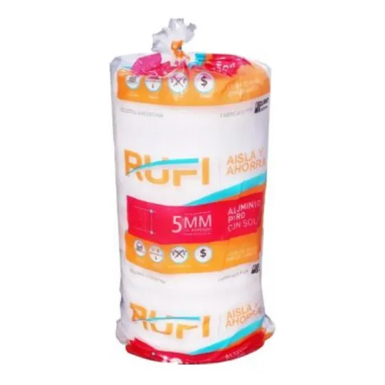 Aislante Isolant Techo 5mm Rufi Una Cara Aluminio