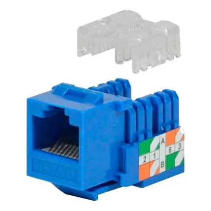 Conectores Jack/coupler Rj45 Hembra Cat 6 Para Cable Red