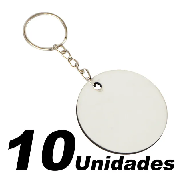 Llavero Redondo De Mdf Sublimable
