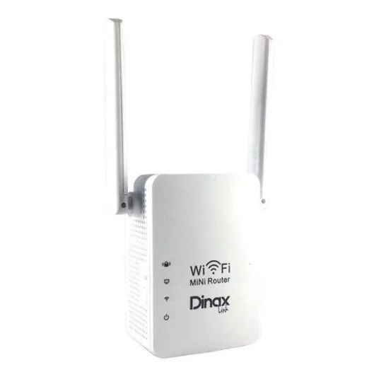 Repetidor Wifi Dinax 4200c de 300 Mbps Con 2 Antenas Amplificador Extensor Internet