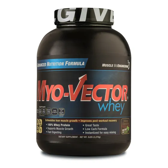 Suplemento En Polvo Myo-vector Proteínas Sabor Chocolate Intenso X 2.27kg