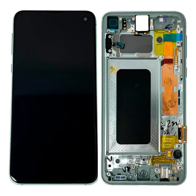 Pantalla Amoled Samsung S10e Con Marco +huella 