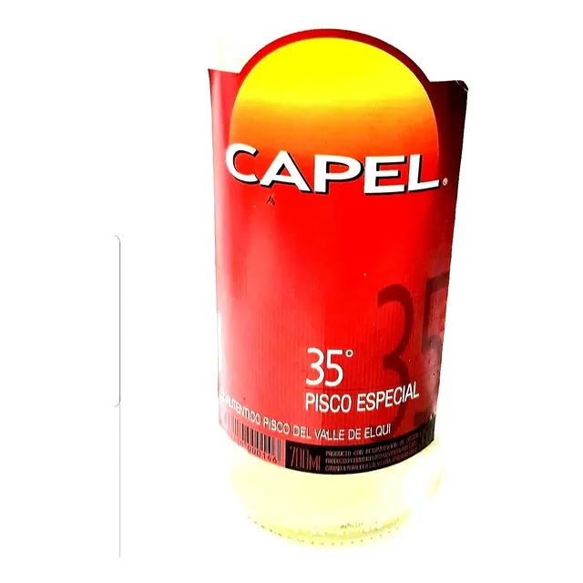 Botella Pisco Capel,0,7 Lt. Nueva Año 2011, De Colección.