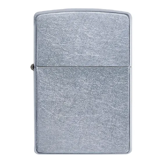 Encendedor Zippo Classic 207 Metal Street Original sin Líquido Color Metálico