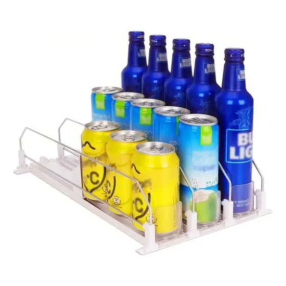 Dispensador Y Organizador De Bebidas Automático De 3 Carrile