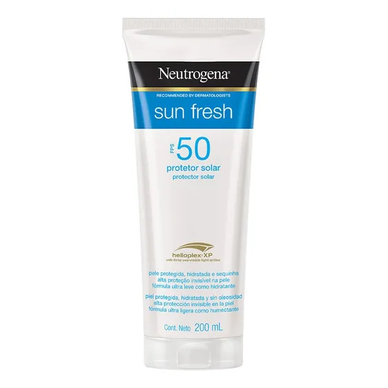 Neutrogena sun fresh protector solar corporal en crema FPS 50 200ml
