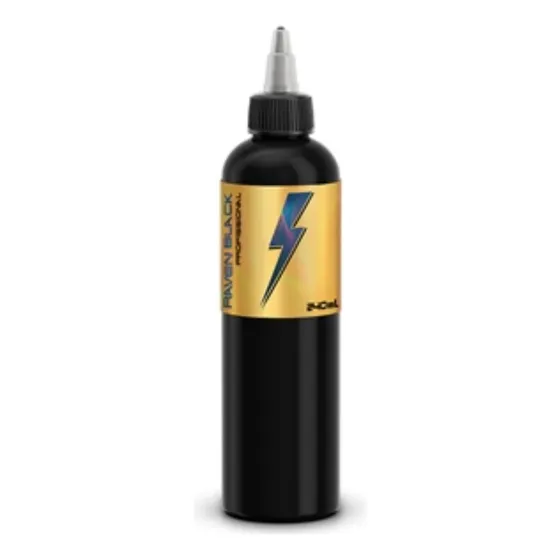 Tinta Tatuagem Easy Glow Raven Black 240ml Electric Ink