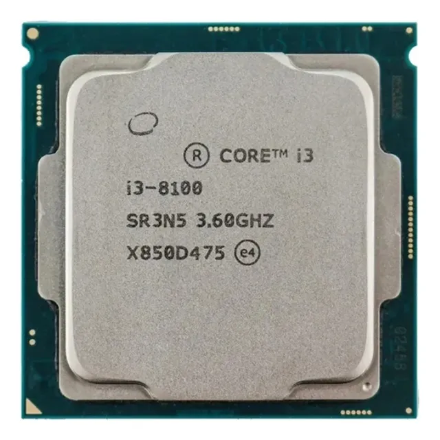 Procesador Intel Core I3 8100 De 3.6 Ghz, 85 W, Lga 1151